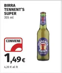 Coop Birra Tennent’s Super offerta