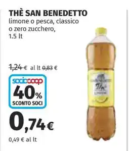 Coop Thè San Benedetto offerta