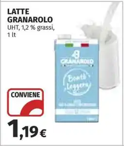 Coop LATTE GRANAROLO offerta