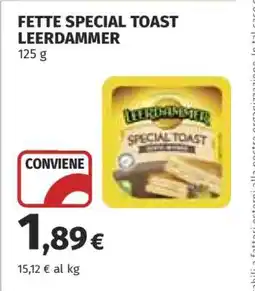 Coop Fette Special Toast Leerdammer offerta