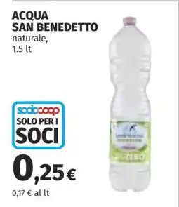 Coop ACQUA SAN BENEDETTO offerta