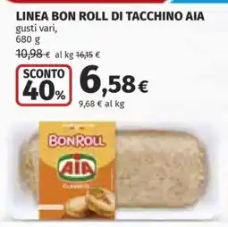 Coop LINEA BON ROLL DI TACCHINO AIA offerta