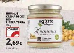 Coop HUMMUS CREMA DI CECI BIO LIBERA TERRA offerta