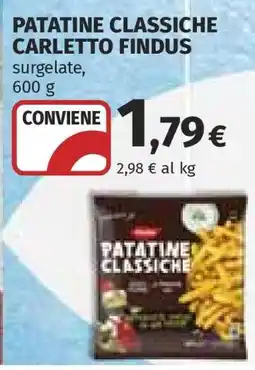 Coop PATATINE CLASSICHE CARLETTO FINDUS offerta
