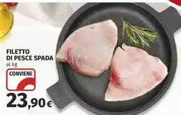 Coop Filetto di Pesce Spada offerta