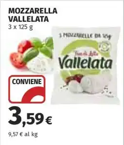 Coop Mozzarella Vallelata offerta