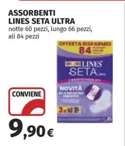 Coop Assorbenti Lines Seta Ultra offerta