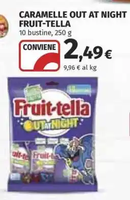 Coop CARAMELLE OUT AT NIGHT FRUIT-TELLA offerta