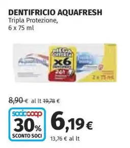 Coop DENTIFRICIO AQUAFRESH offerta