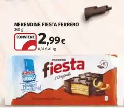 Coop MERENDINE FIESTA FERRERO offerta