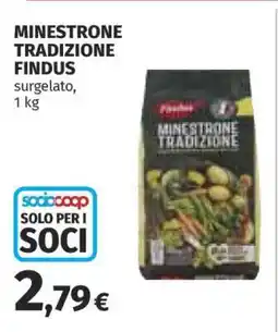 Coop MINESTRONE TRADIZIONE FINDUS offerta