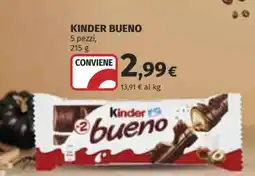 Coop Kinder Bueno offerta