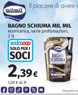 Coop Bagno schiuma MIL MIL offerta
