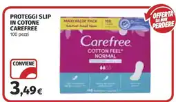 Coop PROTEGGI SLIP IN COTONE CAREFREE offerta