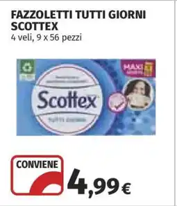 Coop Fazzoletti Tutti Giorni Scottex offerta