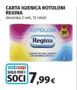 Coop Carta Igienica Rotoloni Regina offerta