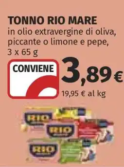 Coop TONNO RIO MARE offerta
