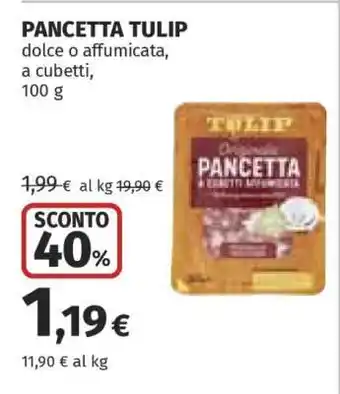 Coop PANCETTA TULIP offerta