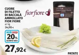 Coop CUORE DI FILETTO DI BACCALÀ AMMOLLATO FIOR FIORE offerta
