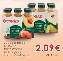 Conad Succo e polpa CONAD offerta