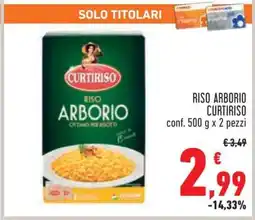 Conad RISO ARBORIO CURTIRISO offerta