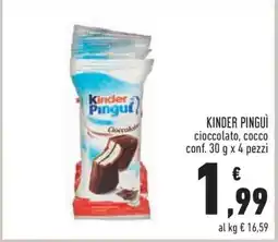 Conad Kinder Pinguí offerta