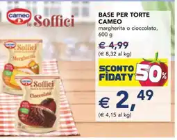 Esselunga BASE PER TORTE CAMEO offerta