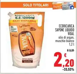 Conad ECORICARICA SAPONE LIQUIDO VIDAL offerta