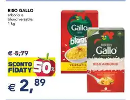 Esselunga RISO GALLO offerta