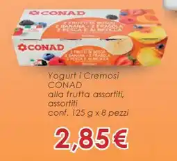 Conad YOGURT I CREMOSI CONAD offerta