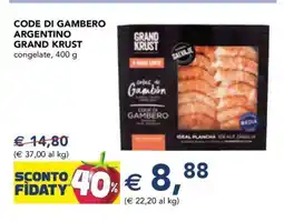 Esselunga Code di Gambero Argentino Grand Krust offerta