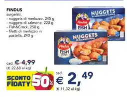 Esselunga Findus surgelati offerta