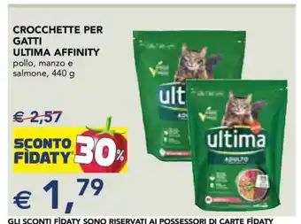Esselunga CROCCHETTE PER GATTI ULTIMA AFFINITY offerta