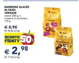Esselunga Marrons Glacés in Pezzi Vergani offerta