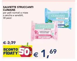 Esselunga Salviette Struccanti Clinians offerta