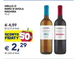 Esselunga GRILLO O NERO D’AVOLA NADARIA offerta