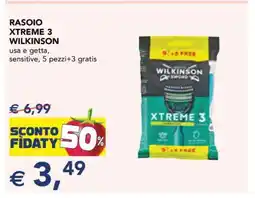 Esselunga Rasoio Xtreme 3 Wilkinson offerta