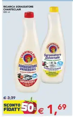 Esselunga Ricarica Sgrassatore Chanteclair offerta