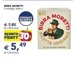 Esselunga BIRRA MORETTI offerta