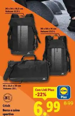Lidl CRIVIT offerta