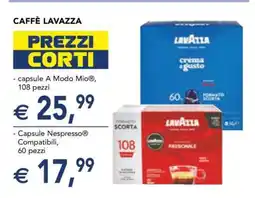 Esselunga Caffè Lavazza - capsule A Modo Mio offerta