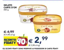 Esselunga Gelato Carte D'Or offerta