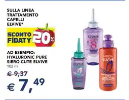 Esselunga Hyaluronic Pure Siero Cute Elvive offerta