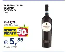 Esselunga Barbera D'Alba Sovrana Batasiolo offerta