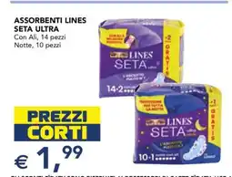 Esselunga Assorbenti Lines Seta Ultra offerta