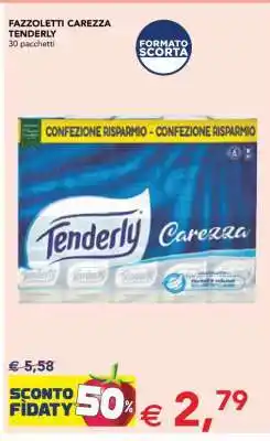 Esselunga Fazzoletti Carezza Tenderly offerta