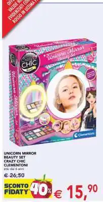 Esselunga UNICORN MIRROR BEAUTY SET offerta