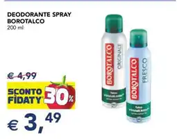 Esselunga Deodorante spray Borotalco offerta