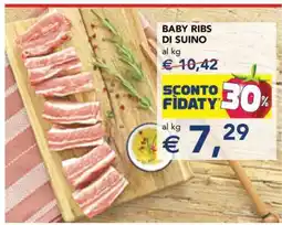 Esselunga Baby Ribs di Suino offerta