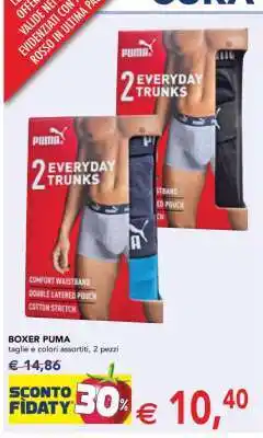 Esselunga BOXER PUMA offerta